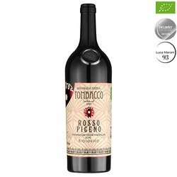 czerwone wino wytrawne Tombacco Rosso Piceno DOC biologico