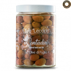 apulijskie oliwki z pestką iContadini Olive Leccine 550g