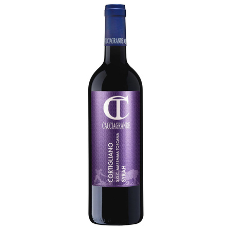 czerwone wino wytrawne Cacciagrande Cortigliano Syrah Maremma Toscana DOC