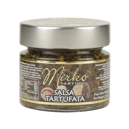 włoski sos z czarnej trufli i pieczarek Mirko Tartufi Salsa Tartufata 80g