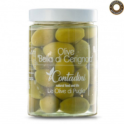 apulijskie duże oliwki z pestką iContadini Olive Bella di Cerignola 550g