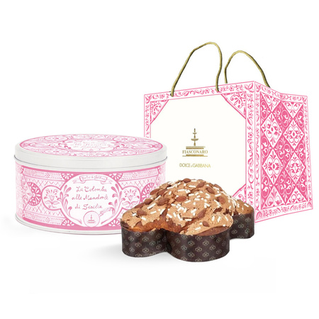 La Colomba Dolce & Gabbana włoska babka z sycylijskimi migdałami Fiasconaro D&G 750g