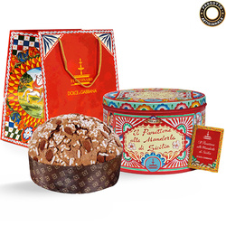 Panettone Dolce & Gabbana włoska babka z sycylijskimi migdałami Fiasconaro D&G 1kg