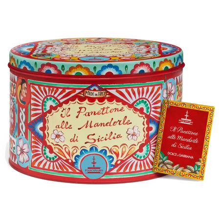 Panettone Dolce & Gabbana włoska babka z sycylijskimi migdałami Fiasconaro D&G 1kg