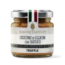 włoski pasztet z wątróbki drobiowej z truflami Savini Tartufi Crostino di Fegatini con Tartufo 90g