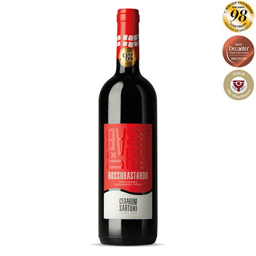 czerwone wino wytrawne Cesarini Sartori Rossobastardo Umbria IGT