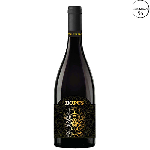 czerwone wino wytrawne Colle de' Conti Hopus Lazio IGP
