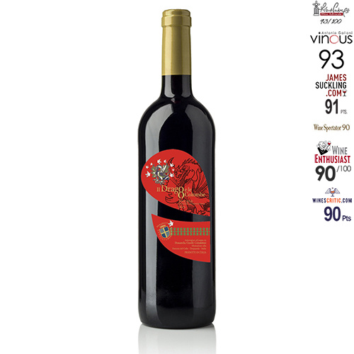 czerwone wino wytrawne Donatella Cinelli Colombini Il Drago e le 8 Colombe Toscana Rosso IGT