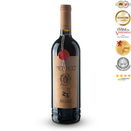 czerwone wino wytrawne Palama Metiusco Rosso Salento IGP