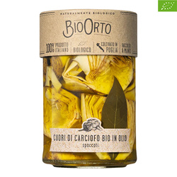 serca karczochów w oliwie BioOrto Cuori di Carciofo Bio 350g