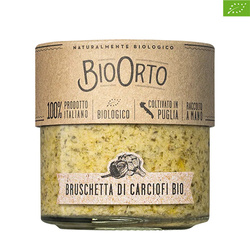 sos z karczochów do grzanek BioOrto Bruschetta di Carciofi Bio 180g