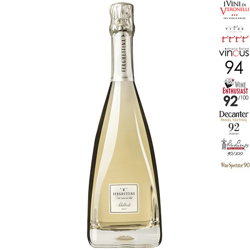 wytrawne wino musujące Ferghettina Franciacorta Milledi Brut DOCG 2019