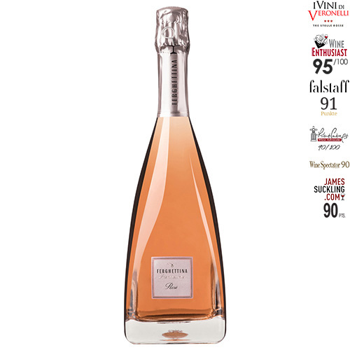 wytrawne wino musujące Ferghettina Franciacorta Rosé Brut DOCG 2019