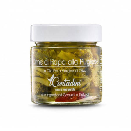 apulijska rzepa brokułowa w oliwie iContadini Cime di Rapa 230g