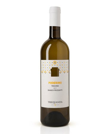 białe wino półwytrawne Azienda Trequanda Poderino Toscana Bianco IGT frizzante