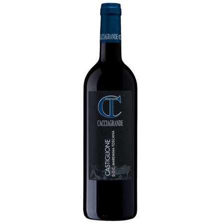 czerwone wino wytrawne Cacciagrande Castiglione Petit Verdot Maremma Toscana DOC
