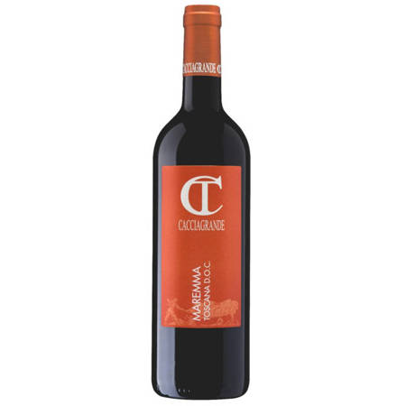 czerwone wino wytrawne Cacciagrande Maremma Toscana DOC Rosso
