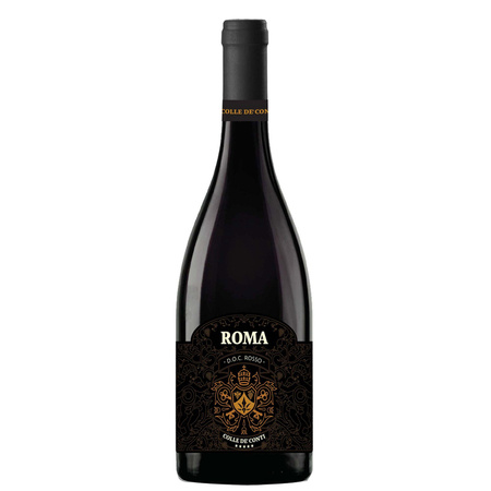 czerwone wino wytrawne Colle de' Conti Roma DOC Rosso