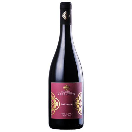czerwone wino wytrawne Masseria Chianetta Zi Giuvanni Nero d'Avola Sicilia DOC