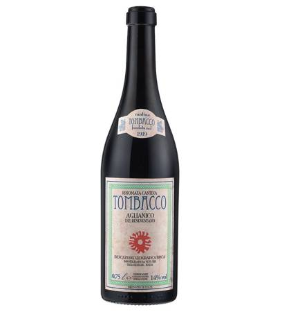 czerwone wino wytrawne Tombacco Aglianico del Beneventano IGT