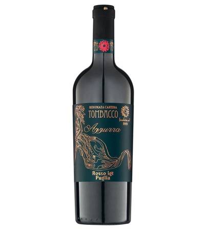 czerwone wino wytrawne Tombacco Azzurra Rosso Puglia IGT