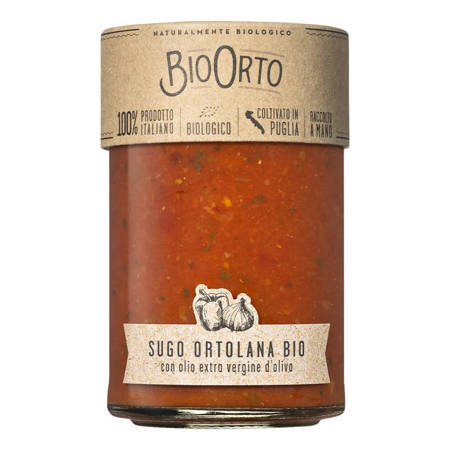 gotowy włoski sos pomidorowy z warzywami BioOrto Sugo Ortolana Bio 350g
