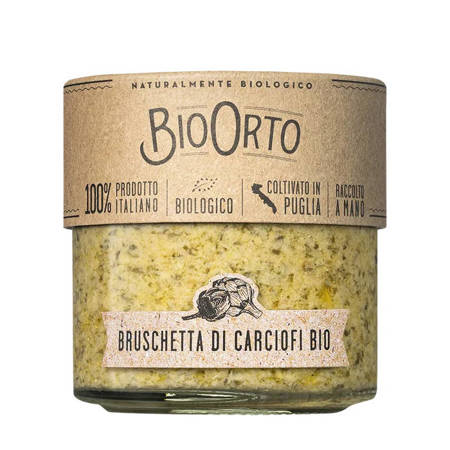 sos z karczochów do grzanek BioOrto Bruschetta di Carciofi Bio 180g