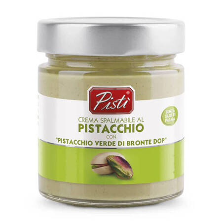 włoski krem pistacjowy z Pistacji z Bronte DOP Pisti Crema al Pistacchio 200g