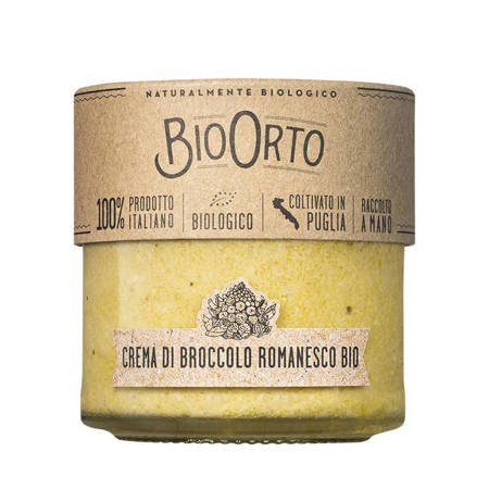 włoski krem z brokułów BioOrto Crema di Broccolo Romanesco Bio 180g