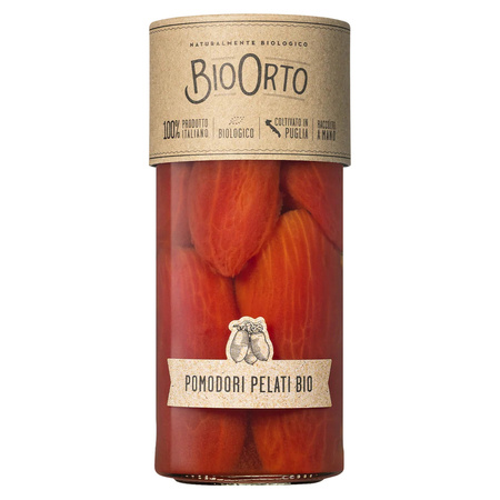 włoskie pomidory całe bez skórki BioOrto Pomodori Pelati Bio 550g