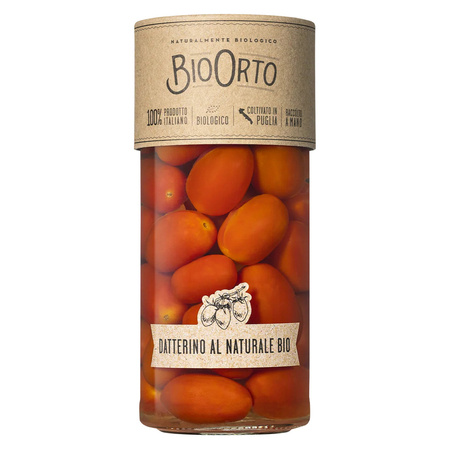 włoskie pomidory daktylowe ekologiczne BioOrto Pomodoro Datterino Bio 550g